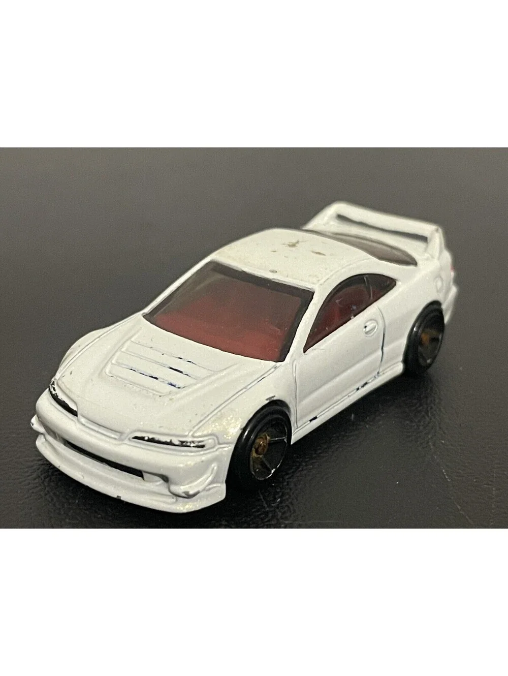 Hot Wheels Custom 2001 01 Acura Integra GSR 1:64 Diecast White USED VG Cond